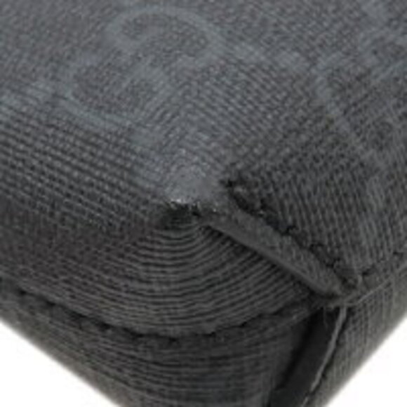 Gucci Interlocking GG Supreme Bag Black Shoulder Clutch - Picture 4 of 8